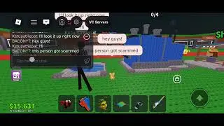 He just got scammed so we did a legit trade with him