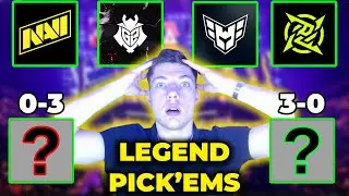 Legends Stage Pickems at Blast Paris Major 2023