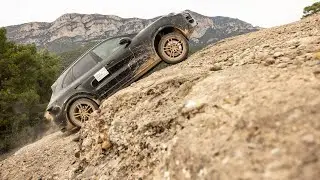 Erprobung des neuen Porsche Cayenne: auf der Zielgeraden
