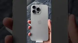 iPhone 15 pro max natural titanium unboxing 🩶 #iphone15promax