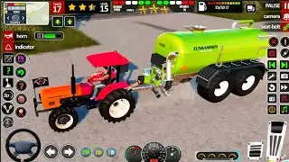 Cargo Tractor Trolley 3D Simulator 2 Heavy  Farming  Tractor Offroad  Driving - Android Gameplay