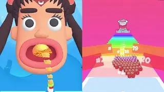 Burger Master Vs Food Run- Satisfying Gameplay Walkthrough- All Level Max Tiktok