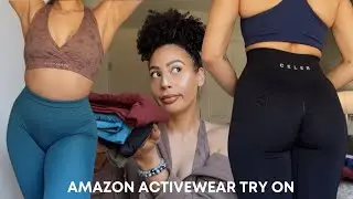 BETTER THAN ALPHALETE AMPLIFY?! NEW AMAZON CELER LEGGINGS & SPORTS BRAS ACTIVEWEAR TRY ON REVIEW