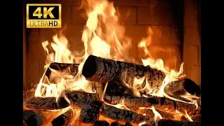 Real Fireplace Ambience 🔥 Crackling Fire Sounds | Cozy, Relaxing Background Video