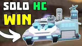 SOLO HARDCORE TRİUMPH WİTH NEW MİLİTARY BASE + EASY GUİDE | TDS Tower Defense Simulator