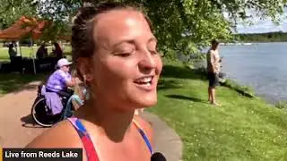 Live from our Adaptive Water Ski Clinic with Kentwood Parks and Recreation