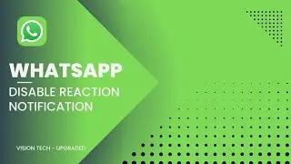 Whatsapp Tips and Tricks #1 | How to Disable Message Notification Reaction.