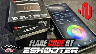 Trazador Flare Cube BT de Eshooter - Arcoiris 🌈 Trazador 💥 y Crono  | Airsoft Review en Español