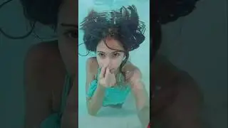 can you open your eyes halfway through the water? #shorts #water #underwater #trend #fyp #eyes