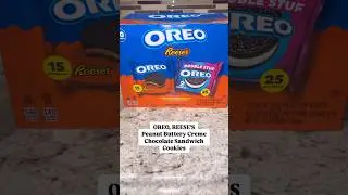 Have you tried the Oreo, Reese&rsquo;s cookies? #oreo #reeses #cookies #snacks