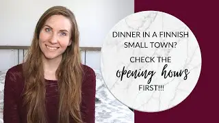 Crazy Finnish opening hours... | Learn Finnish by listening!