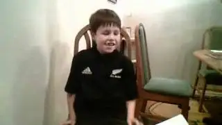 Interview with first test match ball-runner, Dion Vaudrey, All Blacks vs France, 20June 2009.mp4