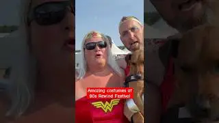 Amazing costumes at 80s Rewind Festival