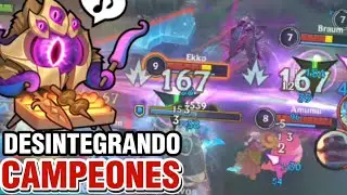 C&oacute;mo me encanta destruir con VEL'KOZ!! 😂