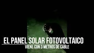 Energ&iacute;a Solar Lampara solar Recargable 5W Panel Fotovoltaico v1