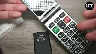MyTrendyPhone / Artfone CF241A Klaptelefon til Seniorer - Dual SIM, SOS, Kamera, Bluetooth, FM