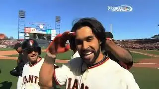 Angel Pagan delivers a walk-off inside-the-park homer