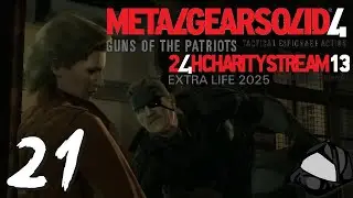 Another Battle - Part 21 [Hard] -❗Metal Gear Solid 4: Guns of the Patriots |⭐24h Charity Stream 13