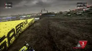 MXGP3 Wet weather first person view.