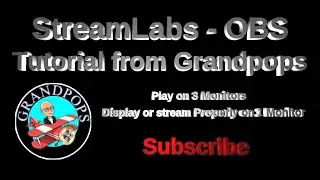 Streamlabs OBS - tutorial. Game on 3 record or stream for 1 monitor
