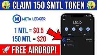 Trust Wallet Free $10 AirDrop | 150 $MTL MetaLedger Token AirDrop | Crypto AirDrop Today 💰