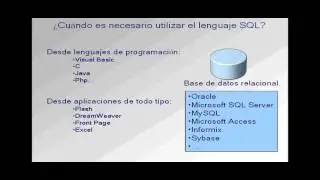 01) SQL - Descripcion Del Lenguaje SQL