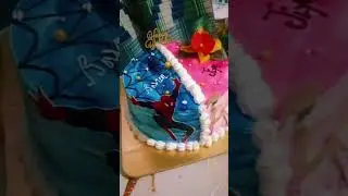 #shorts #shortsreels #cake #utubeshorts #both twins girl n boy cake
