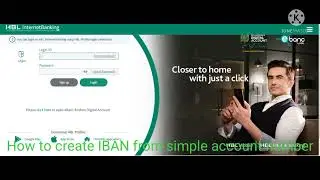 How to get HBL IBAN number from simple account number.
