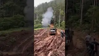 military 🪖 truck taking on the mud #congress