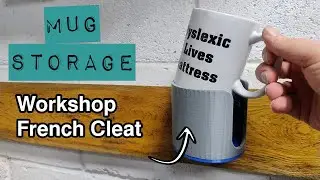 French Cleat Mug Holder Fuelled by Frustration and Tea