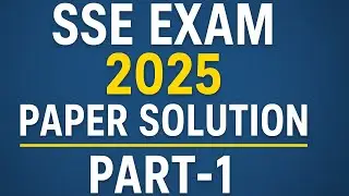 SSE Exam 2025 Paper Solution Part-1 | SSE Exam 2025 Paper | Your Vidyapith 6 to 12