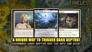 Unique Way to Trigger Dark Depths &ndash; Depths & Taxes?! | Timeless BO3 | MTG Arena