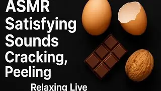 ASMR Satisfying Cracking & Peeling Sounds | Relaxing Live #live #ASMR #shorts