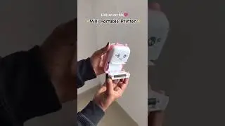 link in bio,Mini Portable Printer 💥 #shorts #gadgets #home #youtubeshorts #products #amazon #iconic
