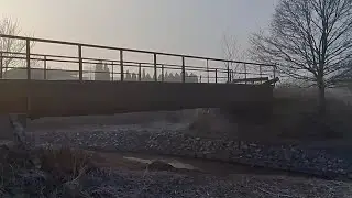 Most linii wąskotorowej 4001 w Raciborzu na rzece Żabnica - Tajemniczy świat ruin 