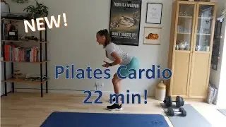 Beginner Total body Pilates cardio 22 minutes