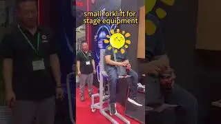 Mini forklift for stage equipment#stageequipment