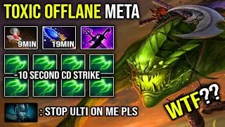 ULTRA TOXIC META!!! Super Disgusting Offlane Viper 1st Item Atos + Aghanim Poison Strike 7.28 DotA 2