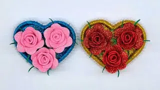 Valentine&rsquo;s Day Special ❤️ Handmade Heart Showpiece | Easy DIY Craft