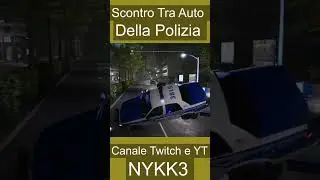 Scontro Tra Auto Della Polizia su Police Simulator #shorts #nykk3 #poderakgames #policesimulator