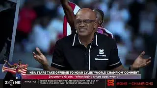NBA stars take offense to Noah Lyles' 'World Champion' comment, Lyles: 