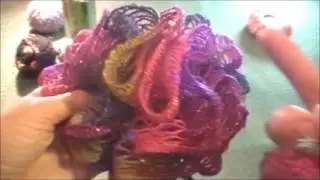 Sashay yarn flower hard base