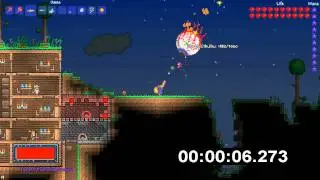 Terraria - Fastest Time to defeat Eye of Cthulhu? (11.578 seconds!)