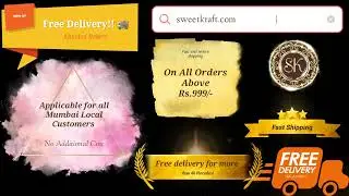 Free Delivery For Mumbai Customer on all orders of baking products above Rs.999/-