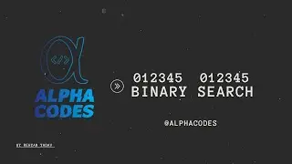Binary Search  (in hindi )