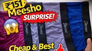 Meesho ₹151 Underwear Review 🔥 Quality Dekh Ke Shock!₹151 Meesho Surprise 😱 | Cheap & Best Innerwear