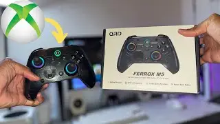 MELHOR Controle SEM FIO para XBOX?? QRD FERROX M5 - Unboxing e Review!