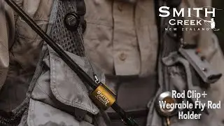 Smith Creek Rod Clip+, the original wearable fishing rod holder!