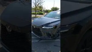 2023 Lexus RX 500h F Sport in Caviar off the truck #lexus #lexusrx #lexusrx500h #cars #suv #hybrid