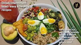 Easy & healthy rice bowl | Weight loss & fasting | Omad/intermittent diet recipes | yayini's kitchen